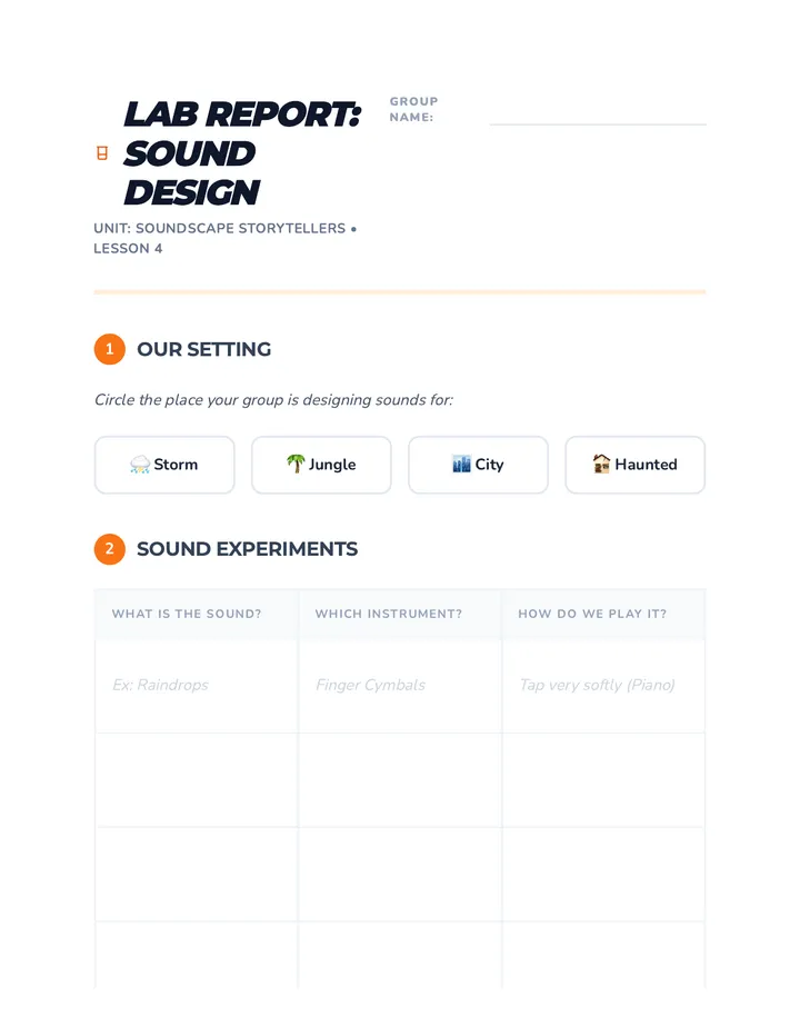 Sound Scientist Lab Report