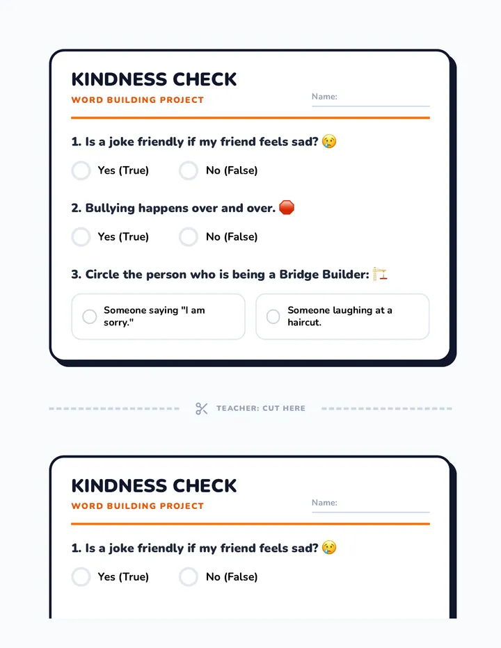 Kindness Checkup Quiz