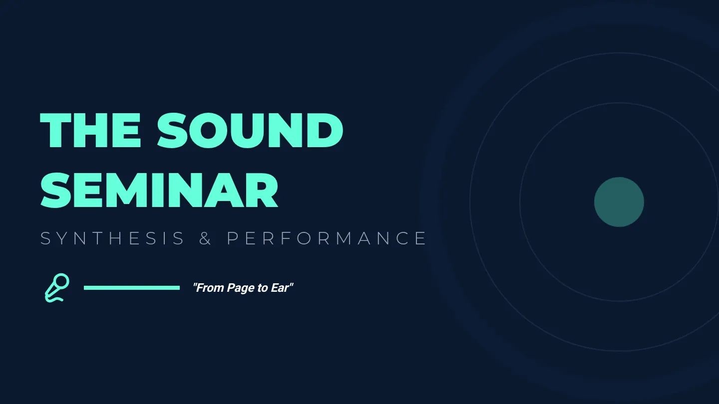 Sound Seminar Slides