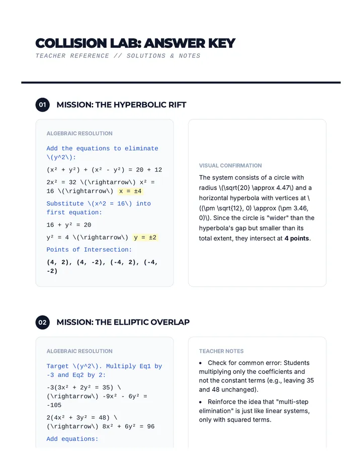 Collision Lab Answer Key