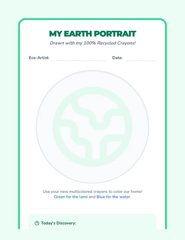 Earth Artist Sheet