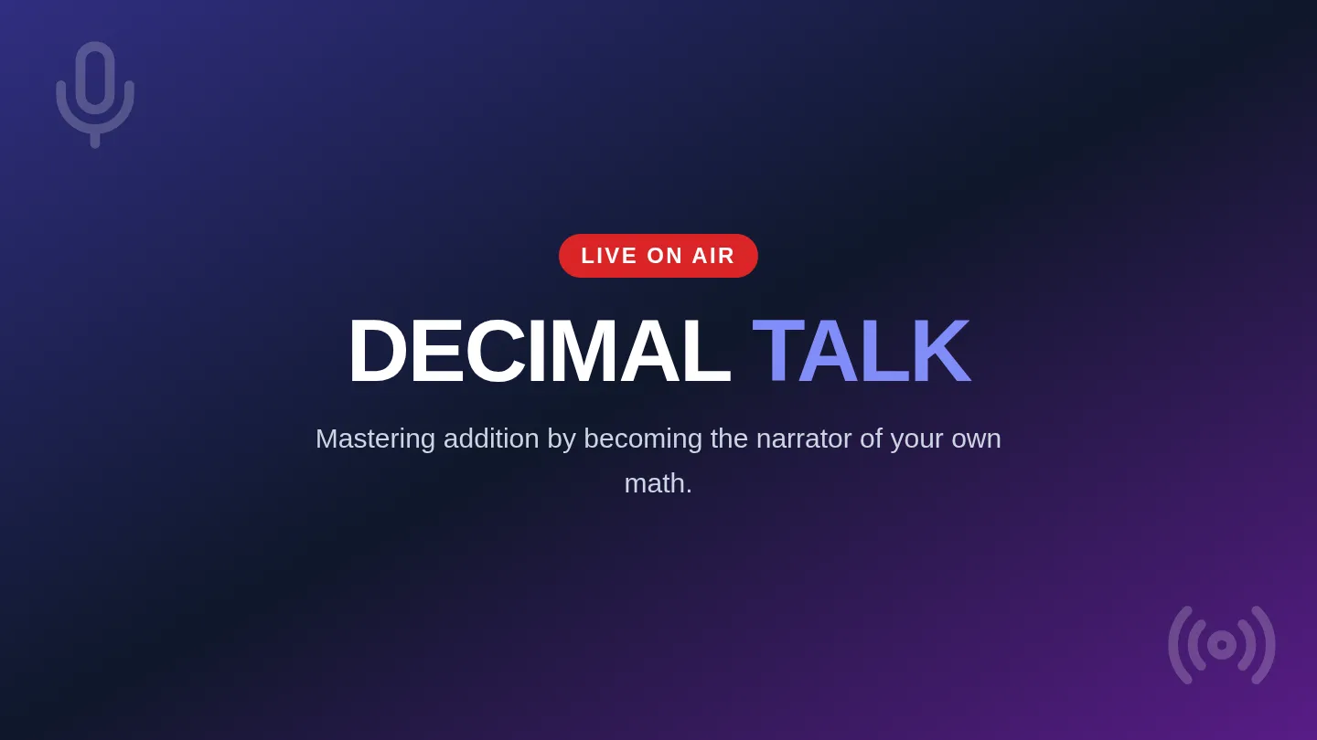 Decimal Talk Slides