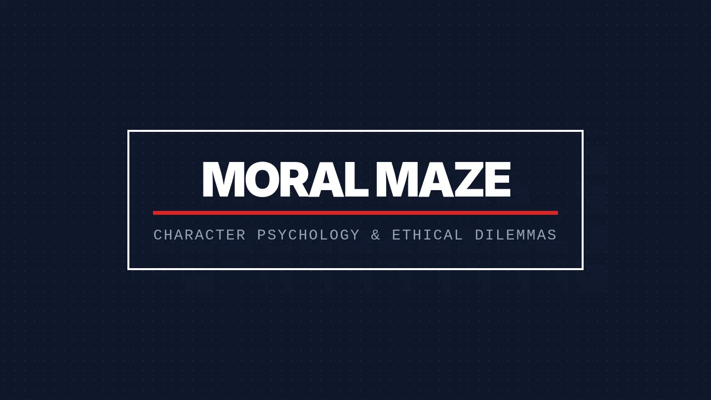 Moral Maze Slides