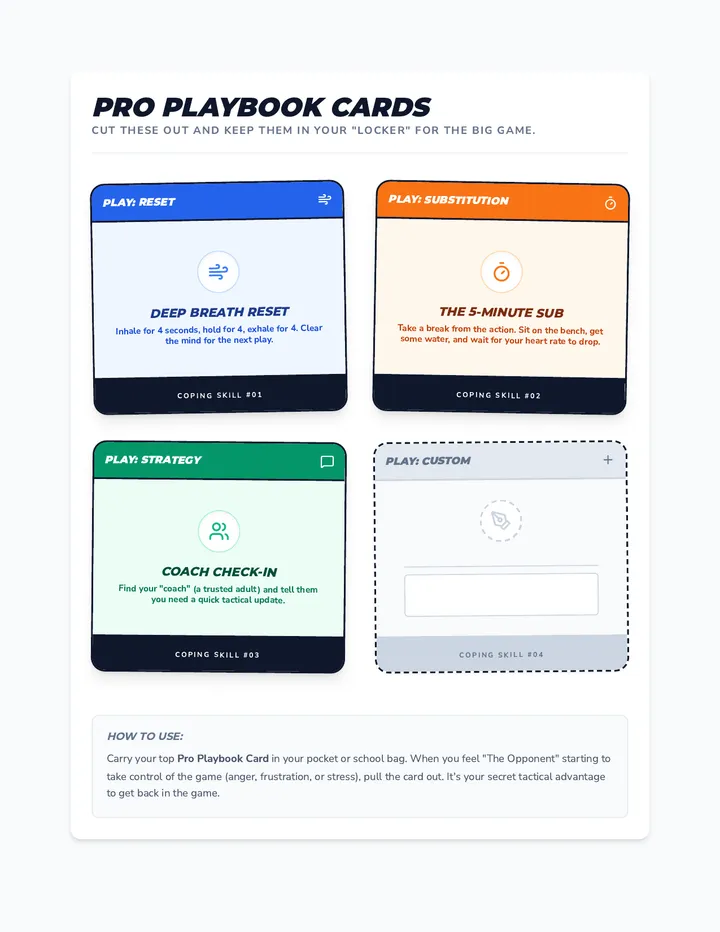 Pro Playbook Cards Activity