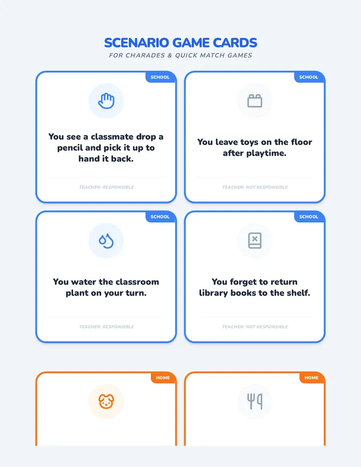 Scenario Game Cards Document