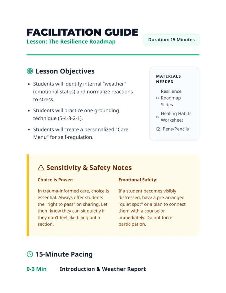 Trauma Care Teacher Guide