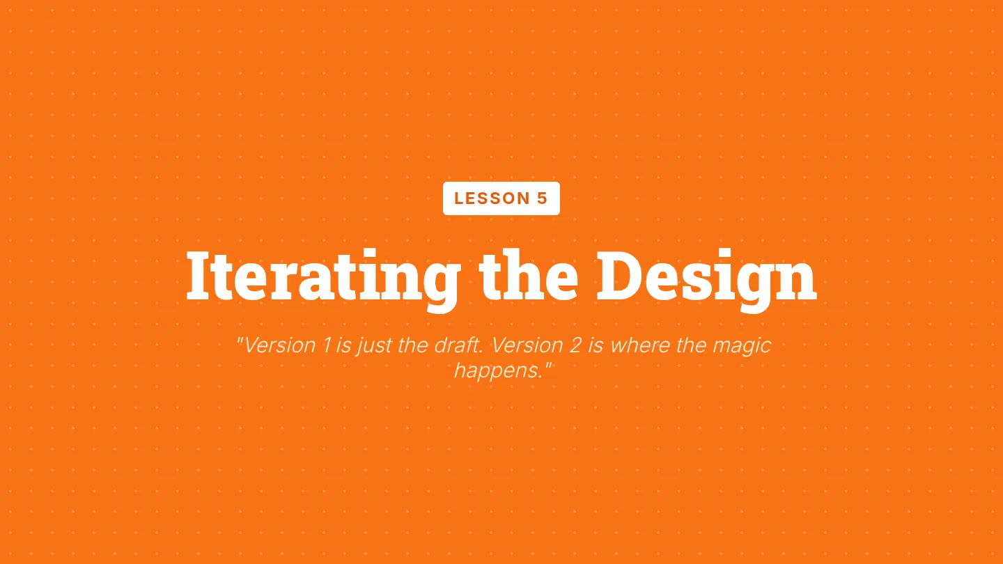 Iteration Design Slides