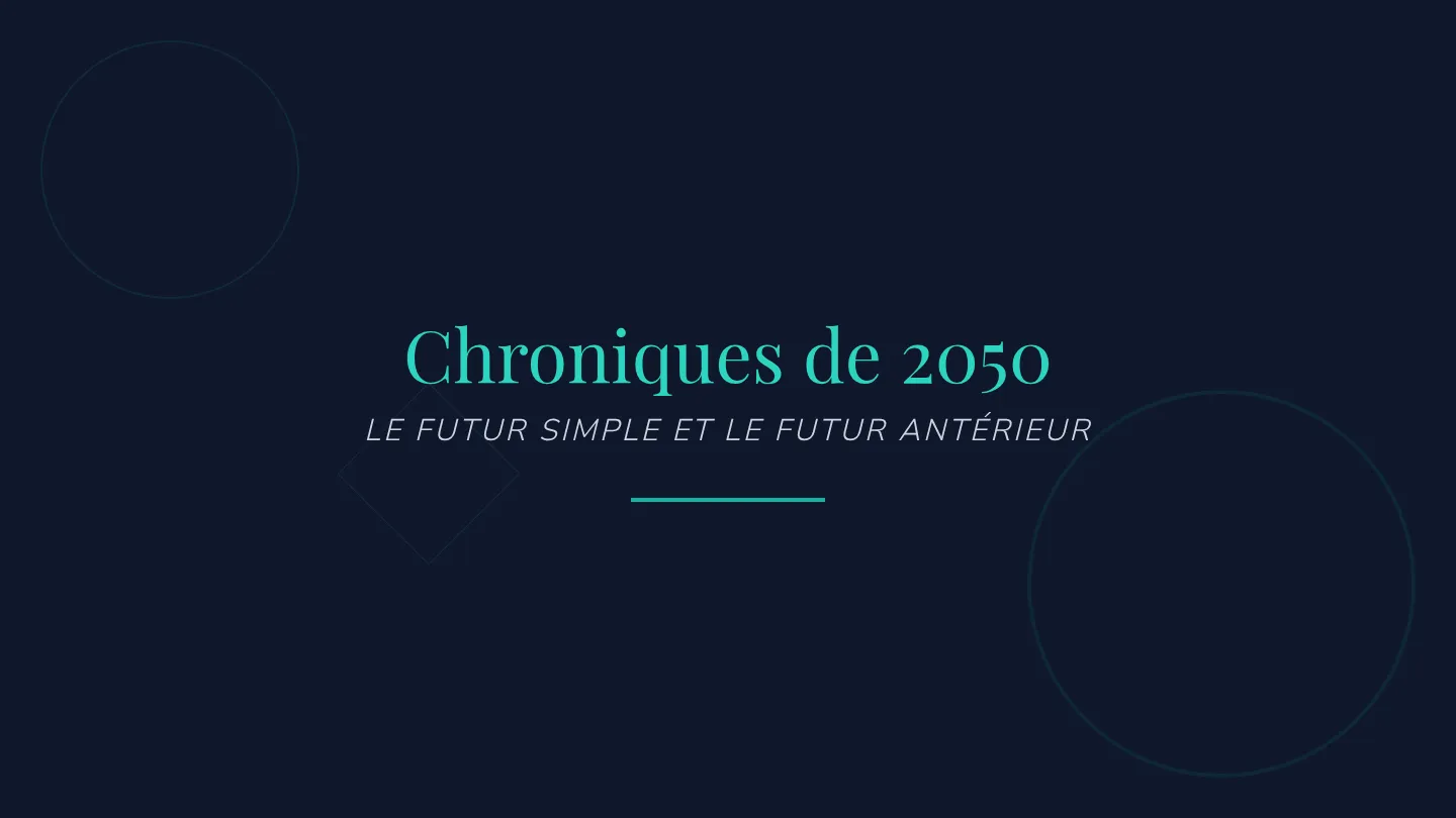 Chroniques 2050 Presentation