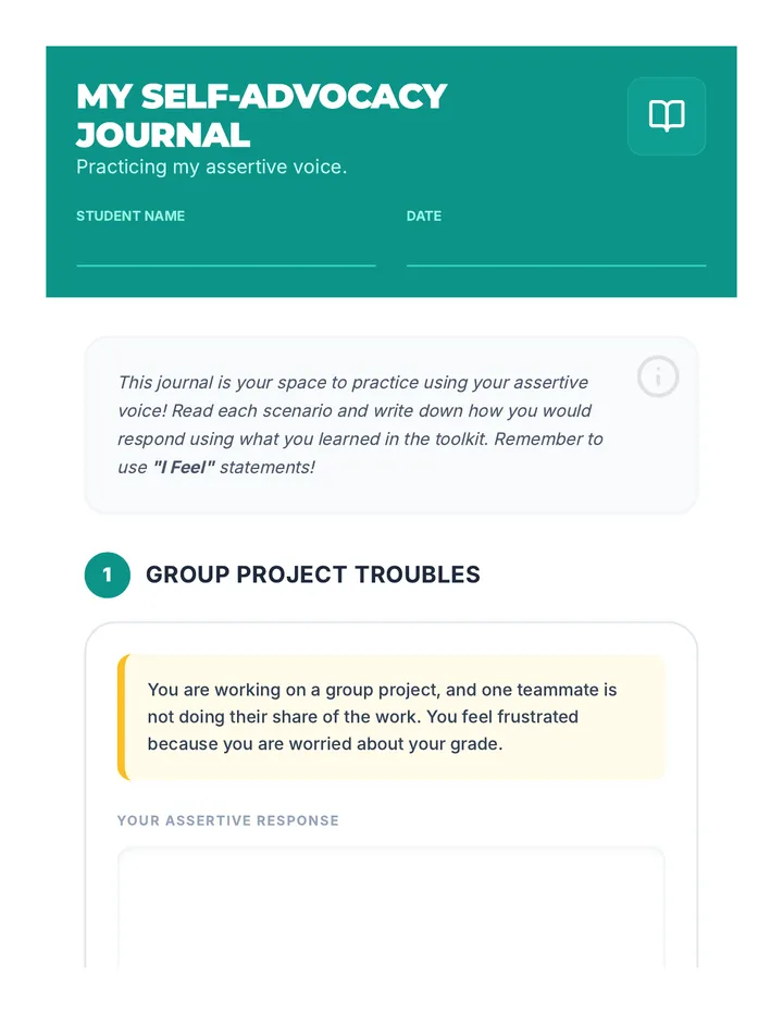 Advocacy Scenarios Journal