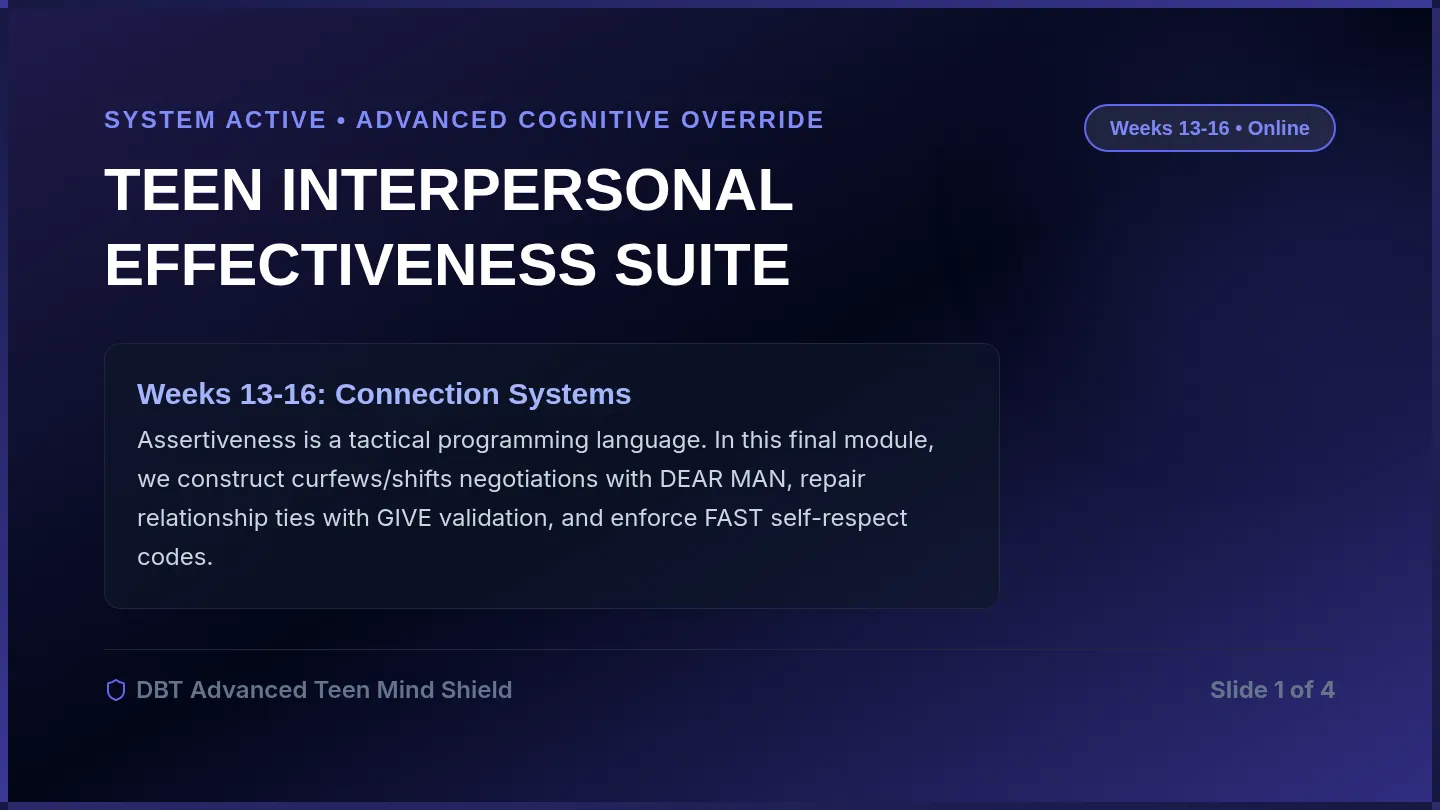Teen Interpersonal Virtual Slides