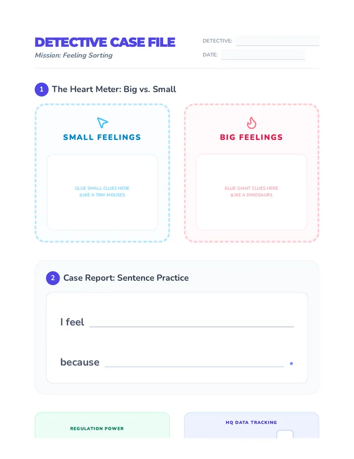 Feeling Detective Worksheet