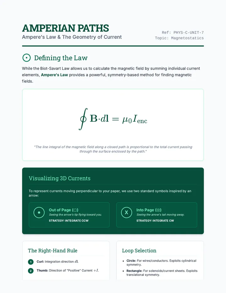 Amperian Paths Reading