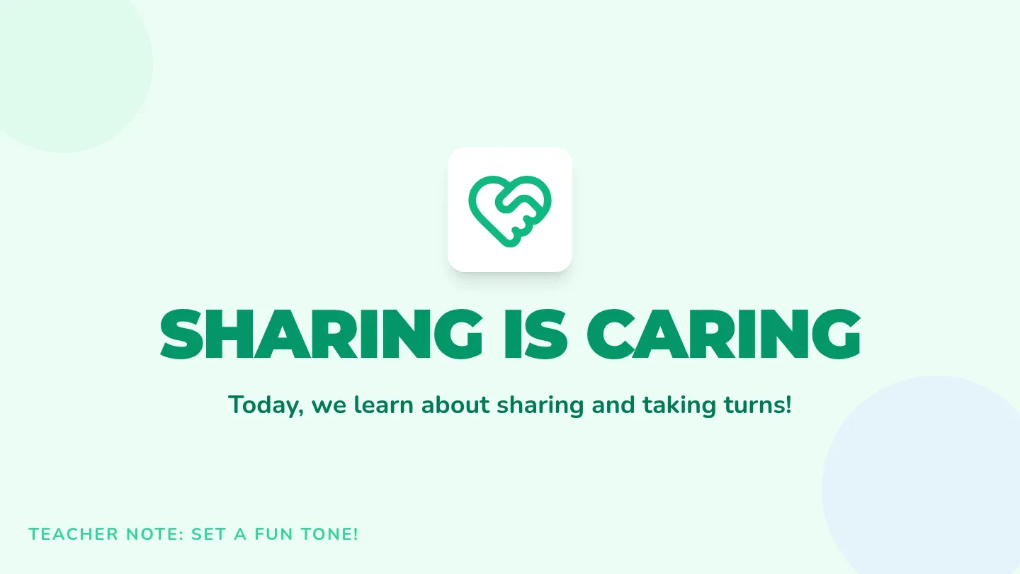 Sharing Matters Slides Presentation