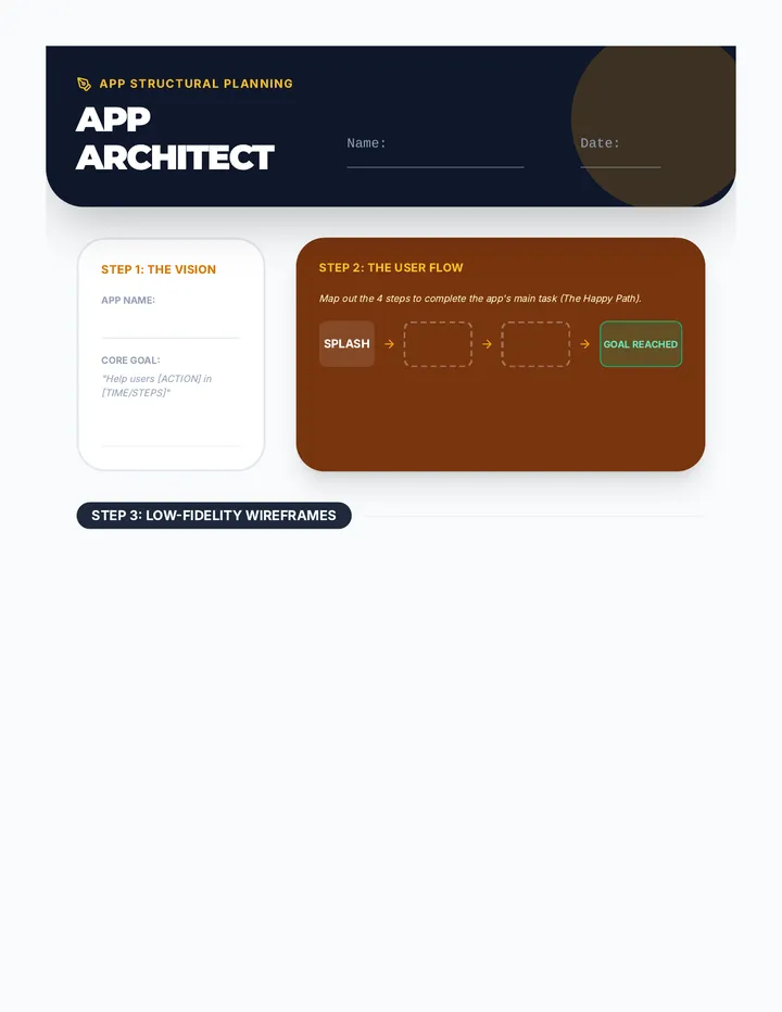 App Architect Worksheet