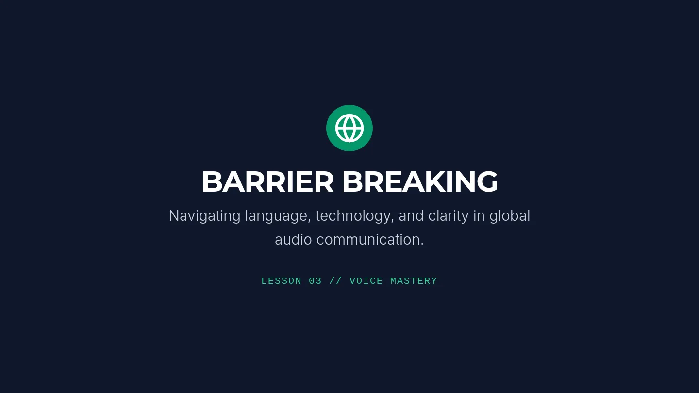 Barrier Breaking Slides