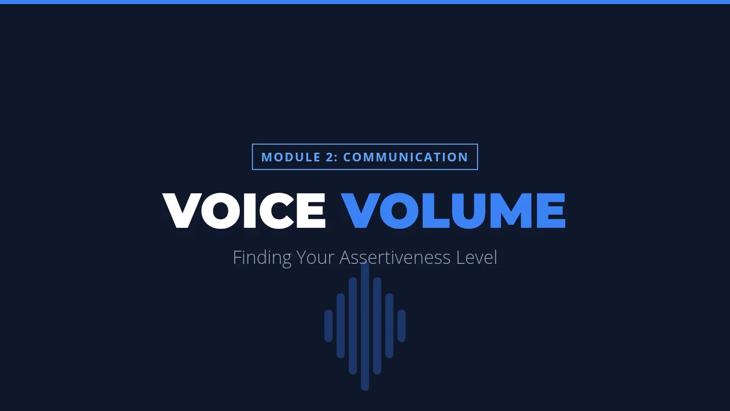 Voice Volume Slides