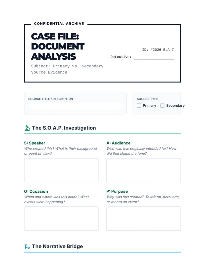 Source Sleuth Worksheet