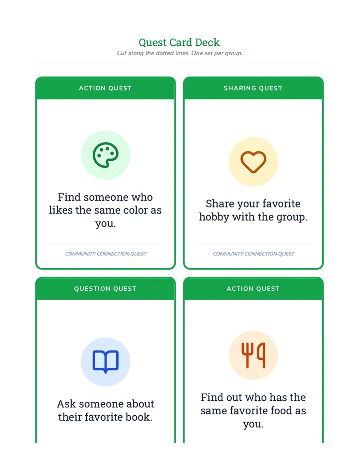 Quest Card Deck