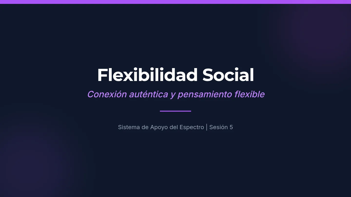 Diapositivas de Flexibilidad Social ES