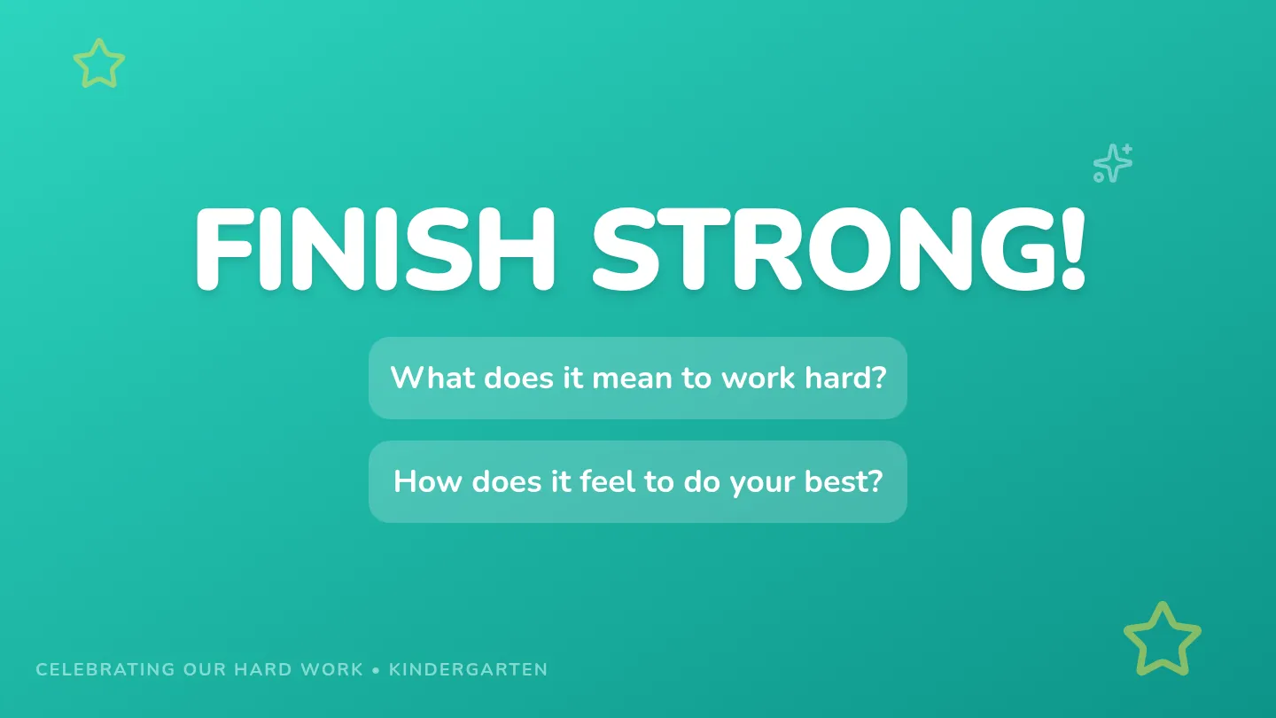 Finish Strong Slide Deck