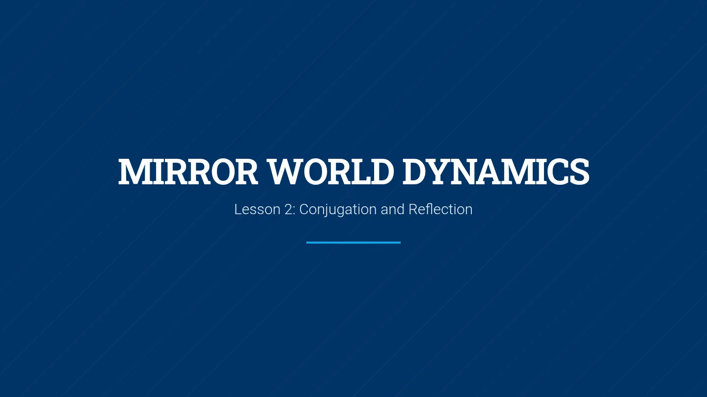 Mirrors and Conjugates Slides