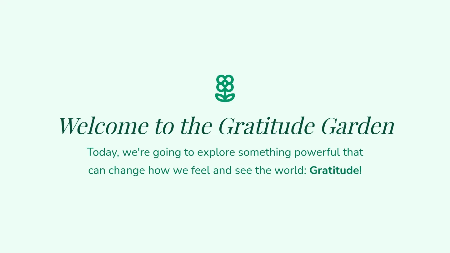 Gratitude Garden Slide Deck