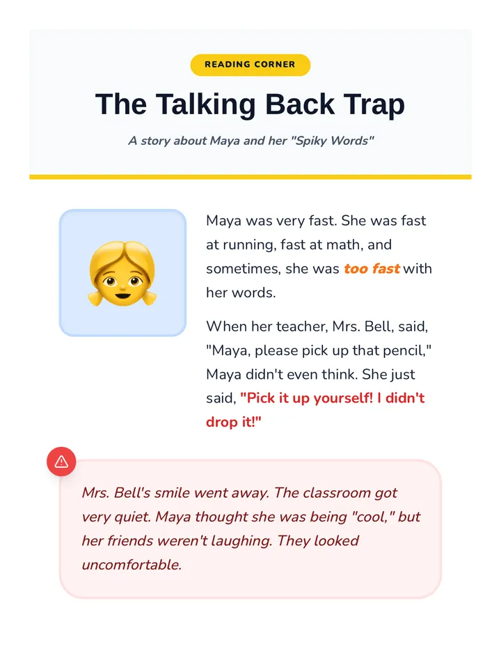 Spiky Words Story