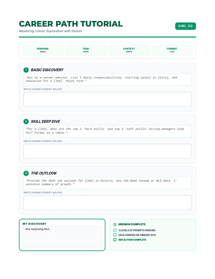 Career Path Tutorial pack