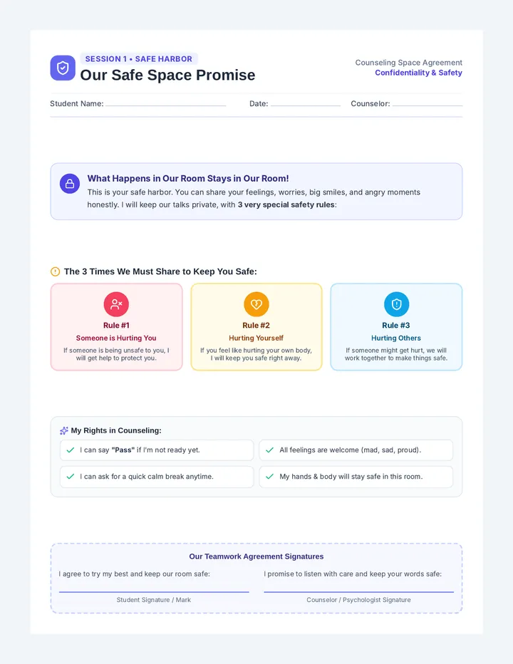 Safe Space Confidentiality Agreement