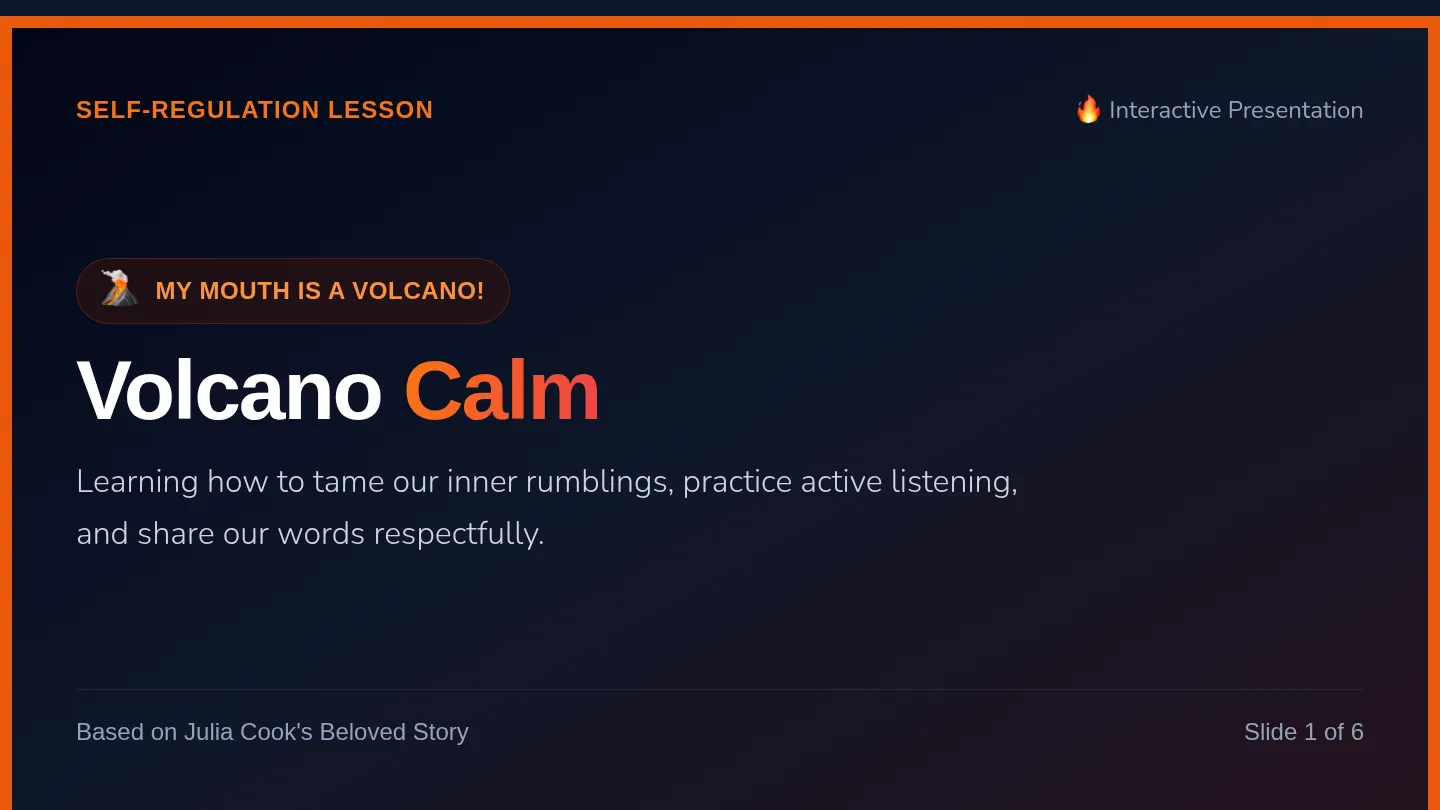Volcano Calm Slides