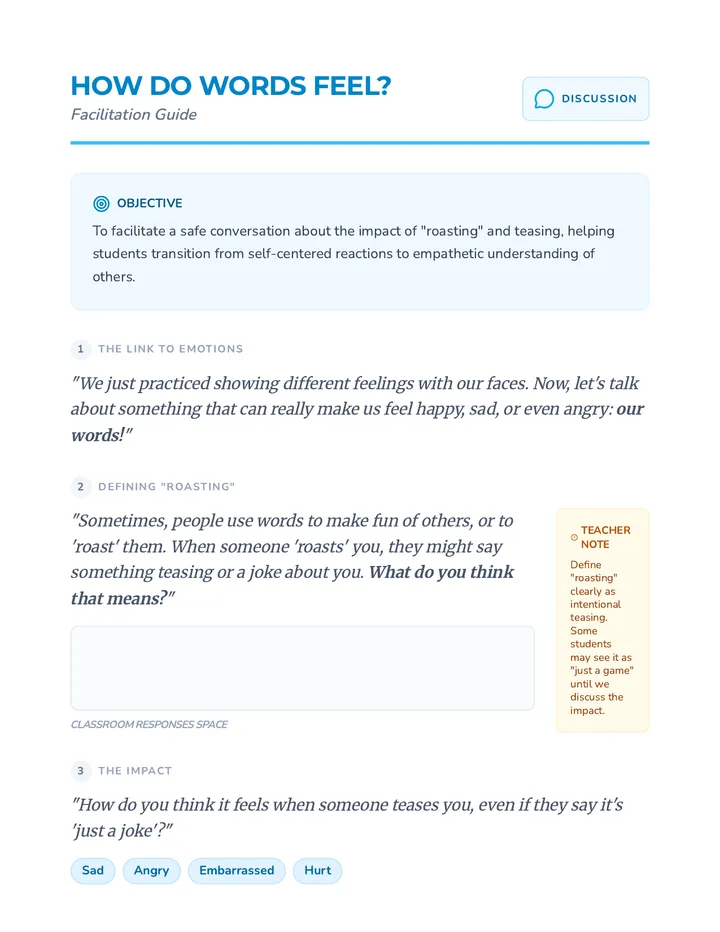 Word Impact Discussion Guide