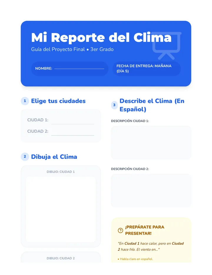 Guía del Proyecto: Mi Reporte del Clima
