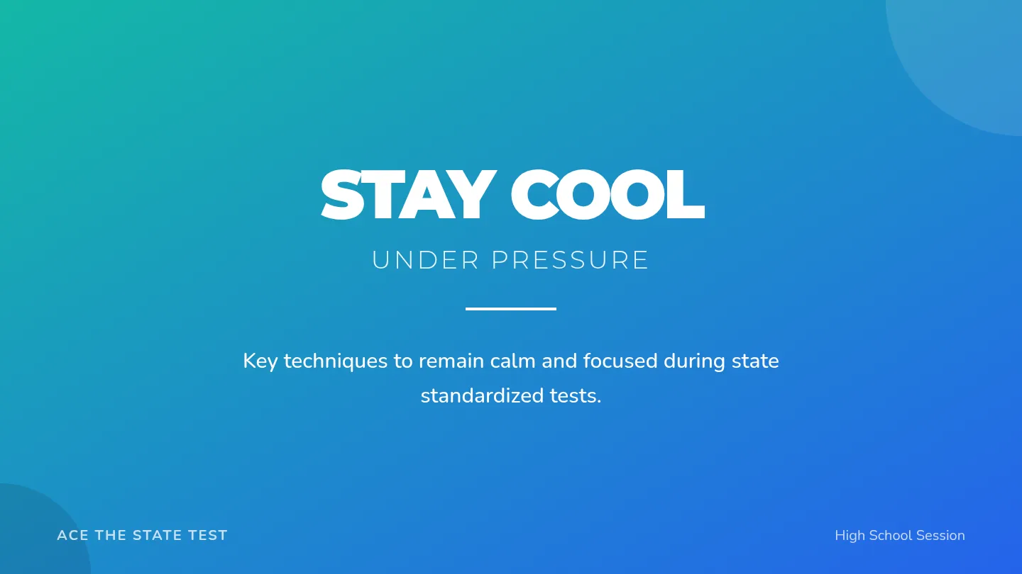 Stay Cool Slide Deck