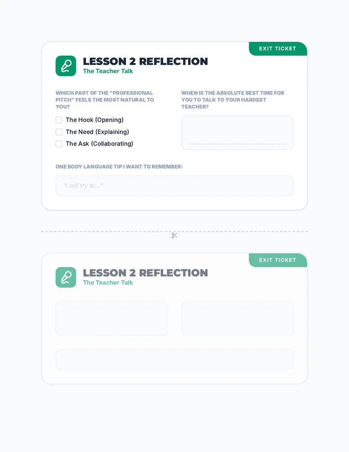 Pitch Reflection Ticket