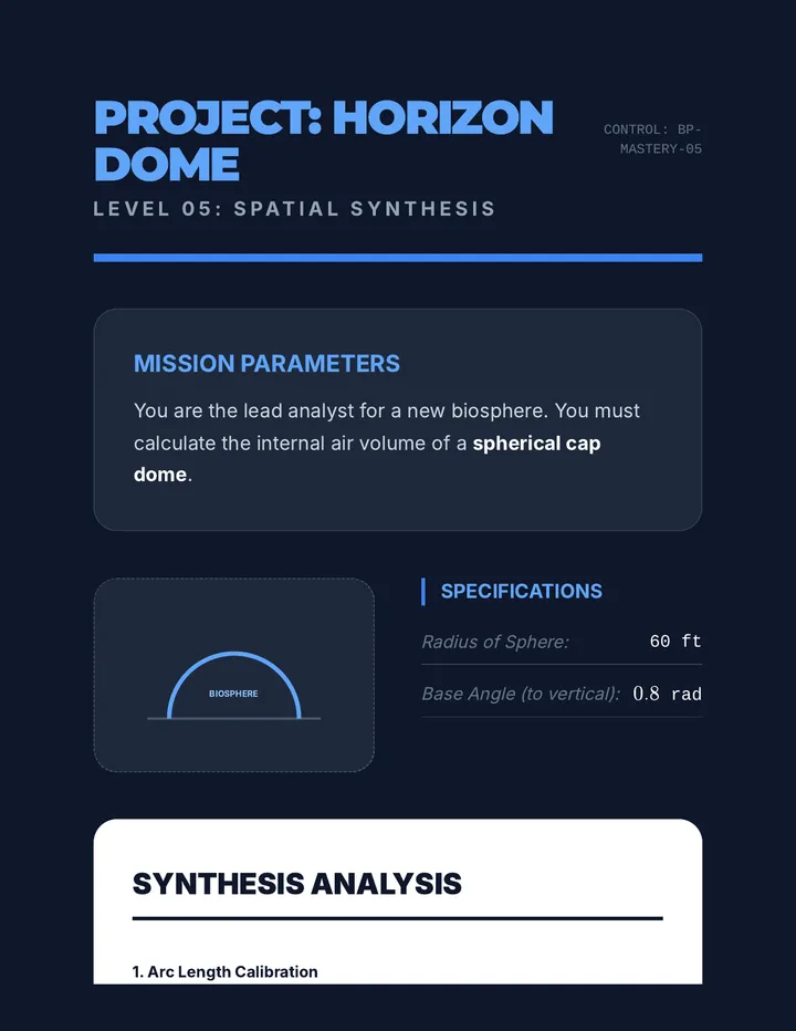 Horizon Dome Project Worksheet