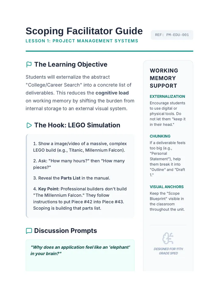 Scoping Facilitator Guide