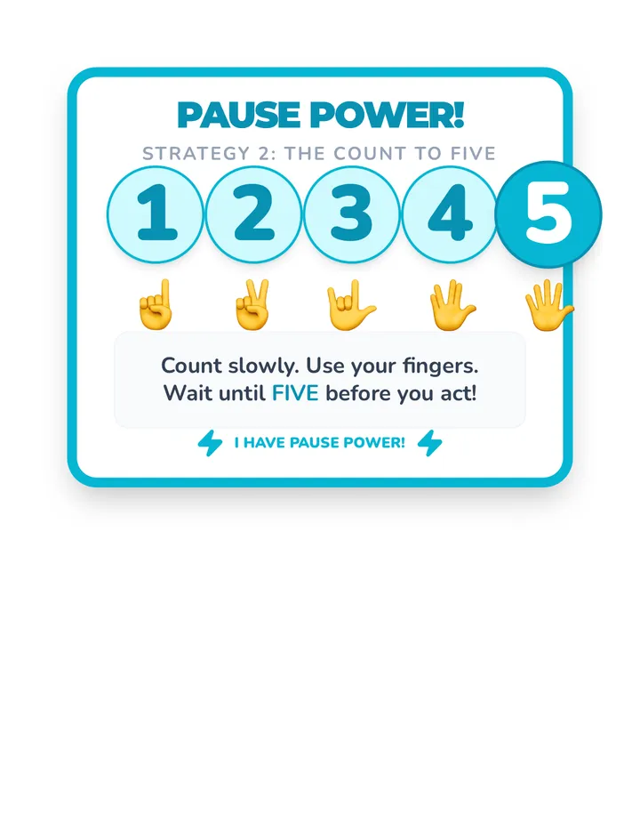 Pause Power Strategy Poster