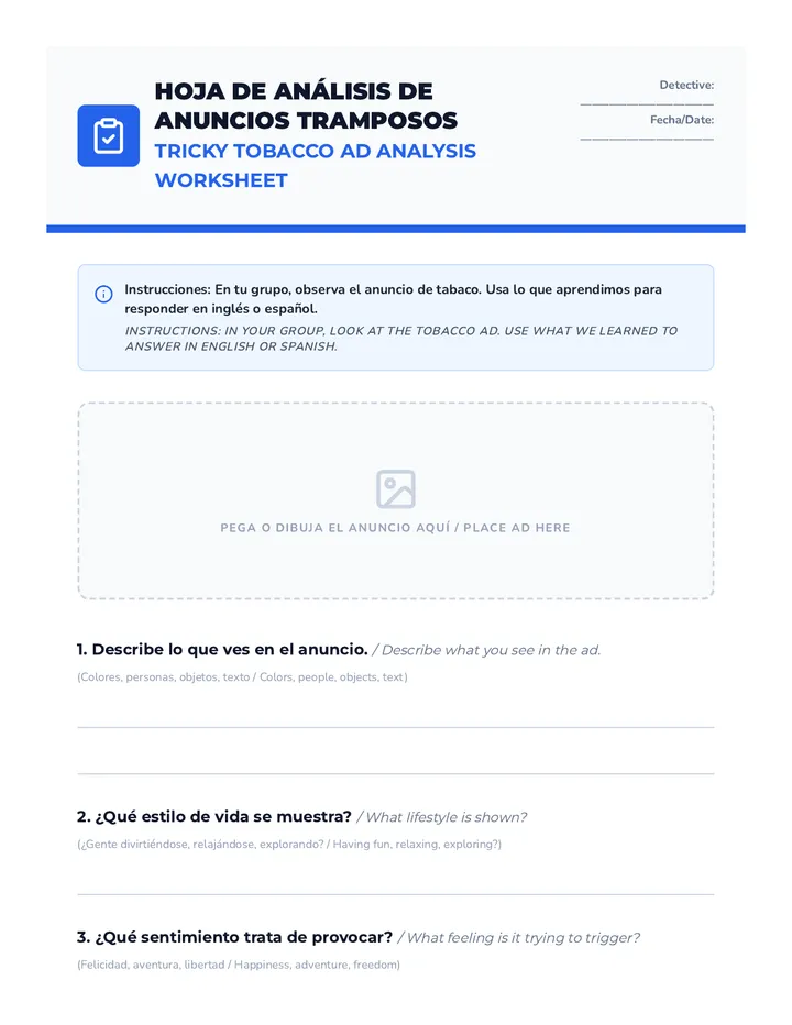 Ad Analysis Worksheet