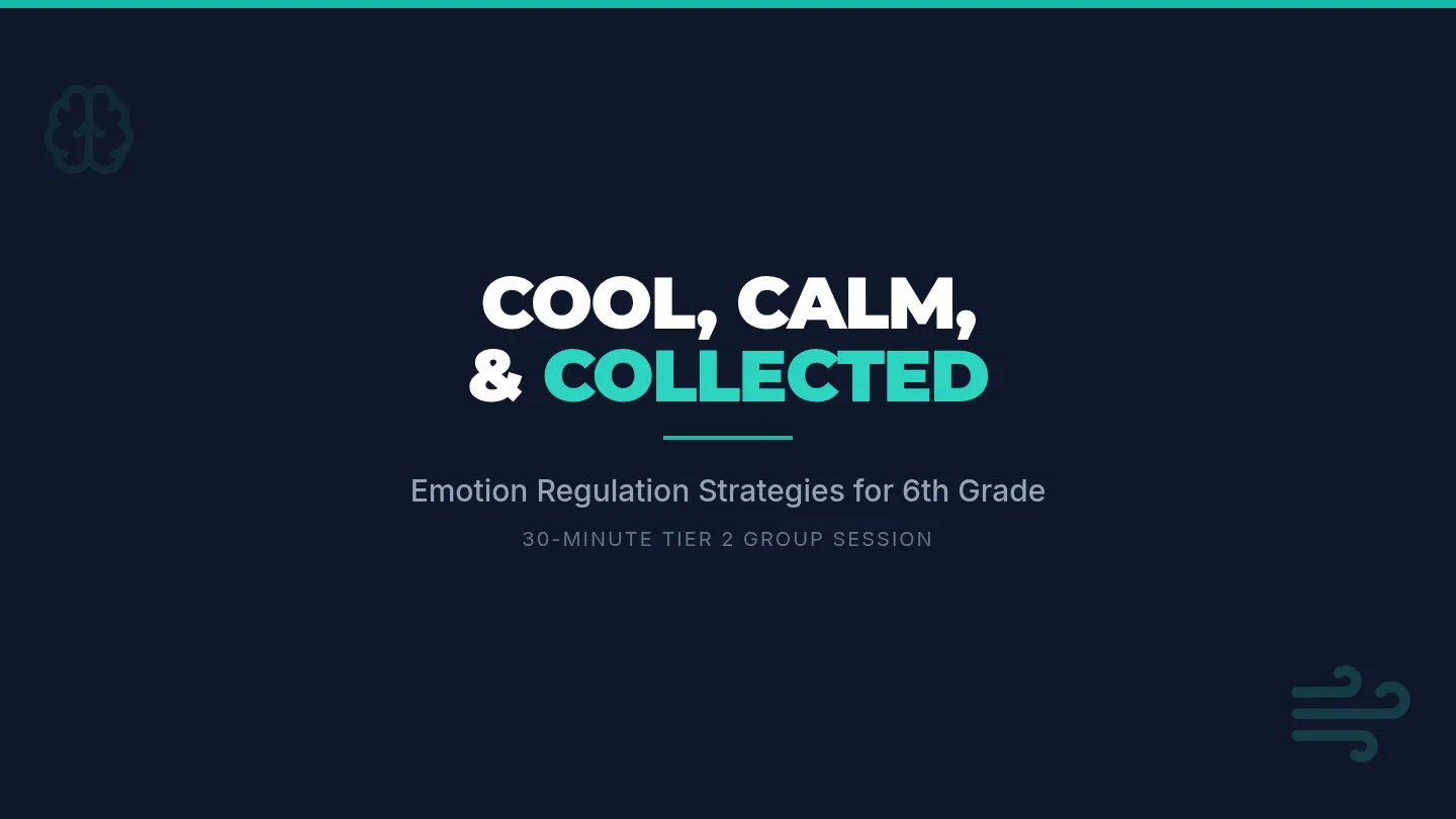 Cool Calm Collected Slides