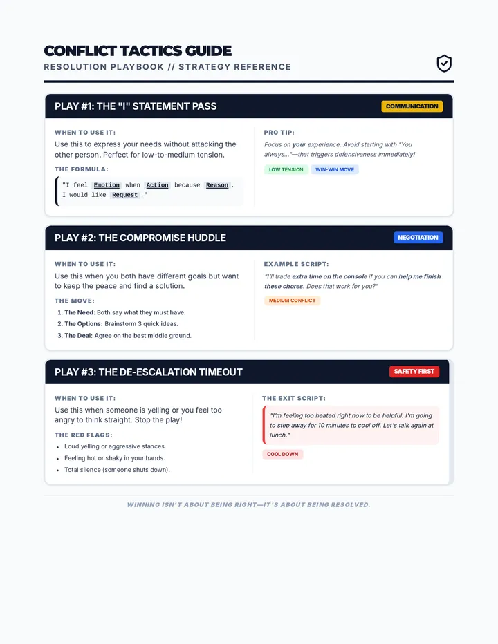 Conflict Resolution Playbook • Lesson • Lenny.com