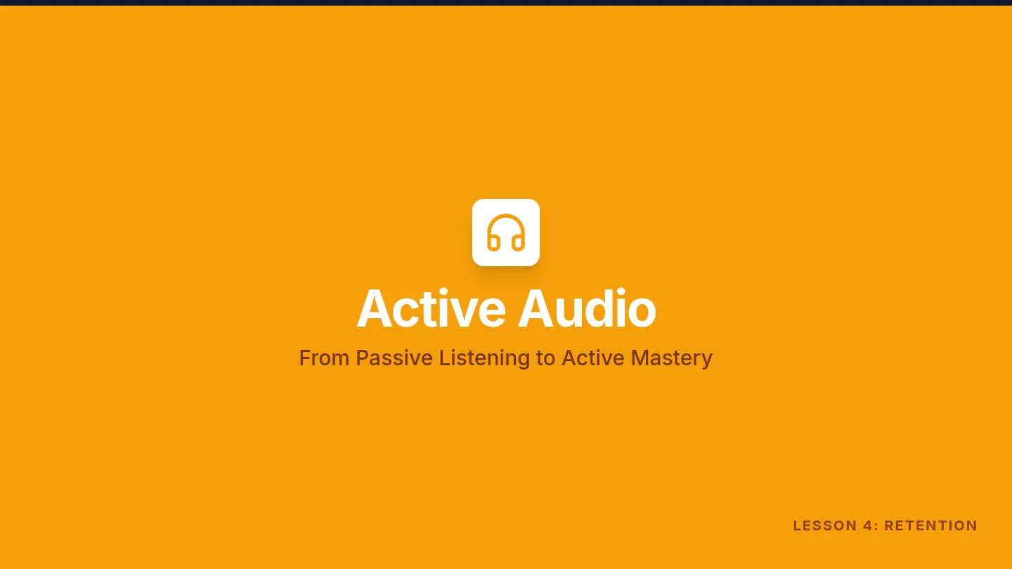 Active Audio Slides