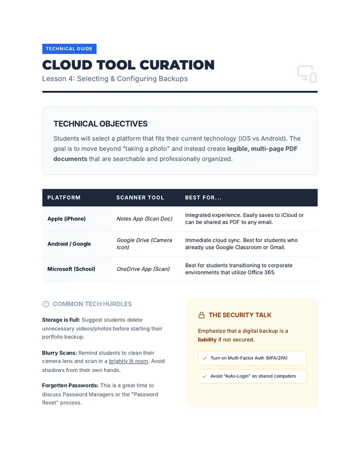 Tech Tools Curation Guide