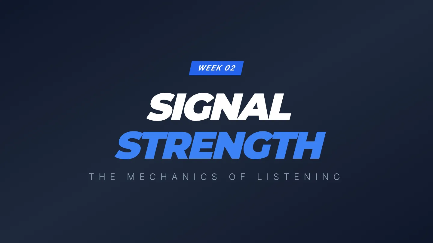 Signal Strength Slides