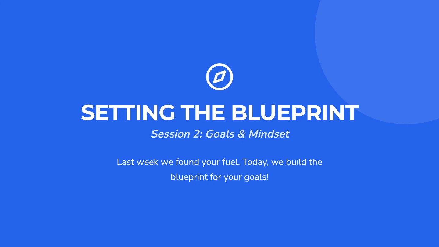 Setting the Blueprint Slides