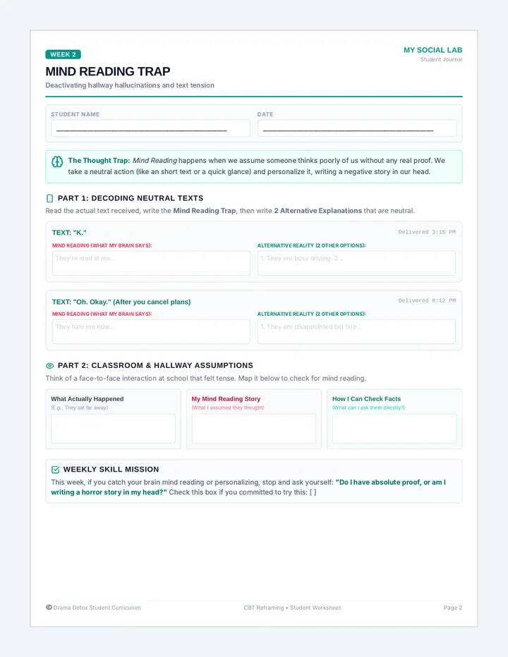 Week 2 Student Workbook