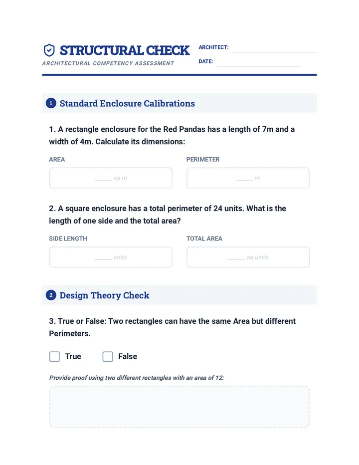 Structural Check Quiz