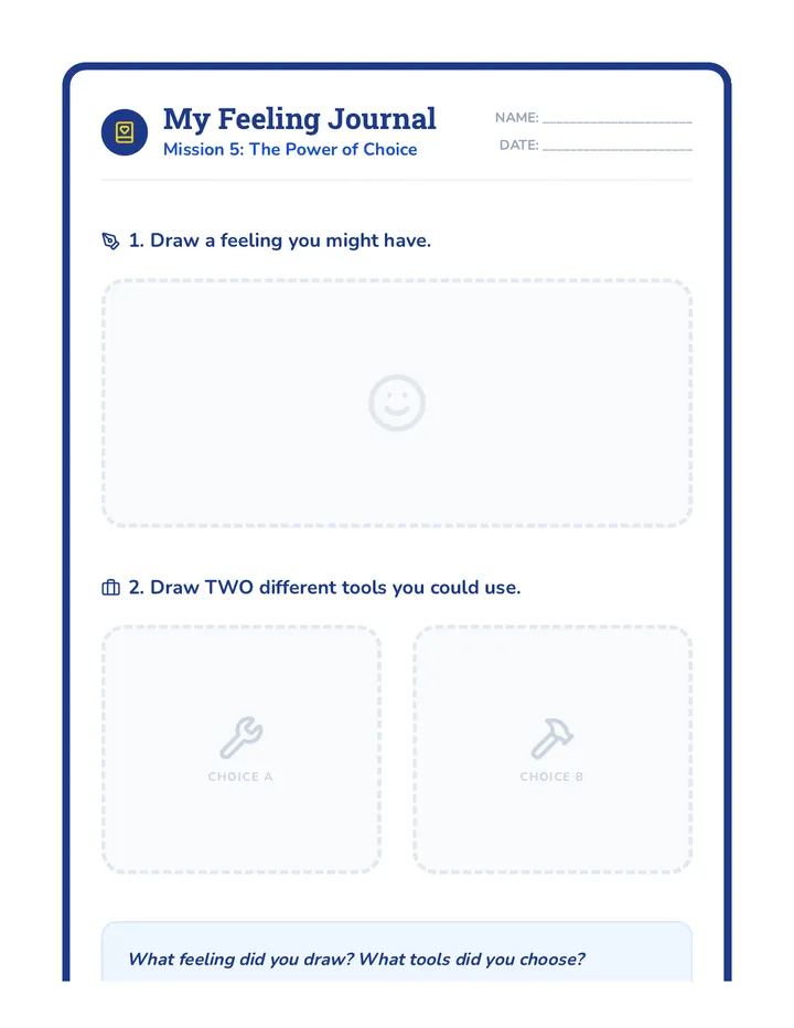 Session 5 Feeling Journal Worksheet Session 5 Journal Page Session 5 Journal Page 1737153600000