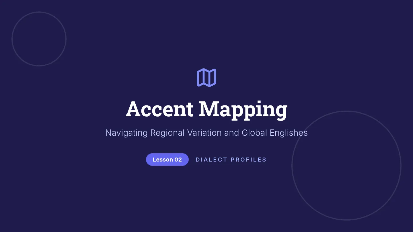 Regional Dialects Slides