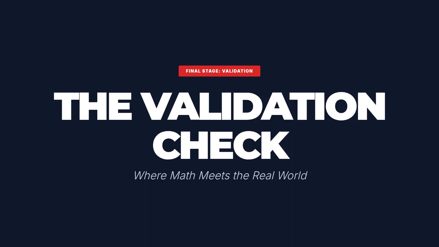The Validation Check Slides