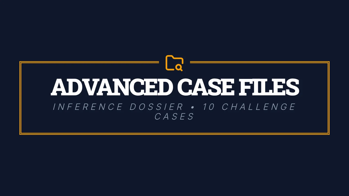 Inference Case Studies Slides